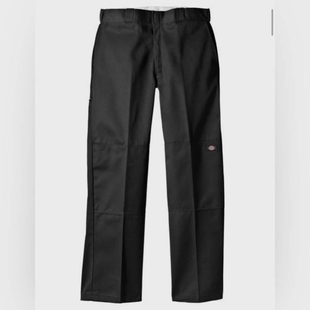 Black Men's Dickies Loose Fit Double Knee Work Pants